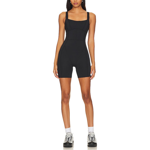 P.E Nation 'Recalibrate' Black Polyester Romper Size S - Picture 1 of 4